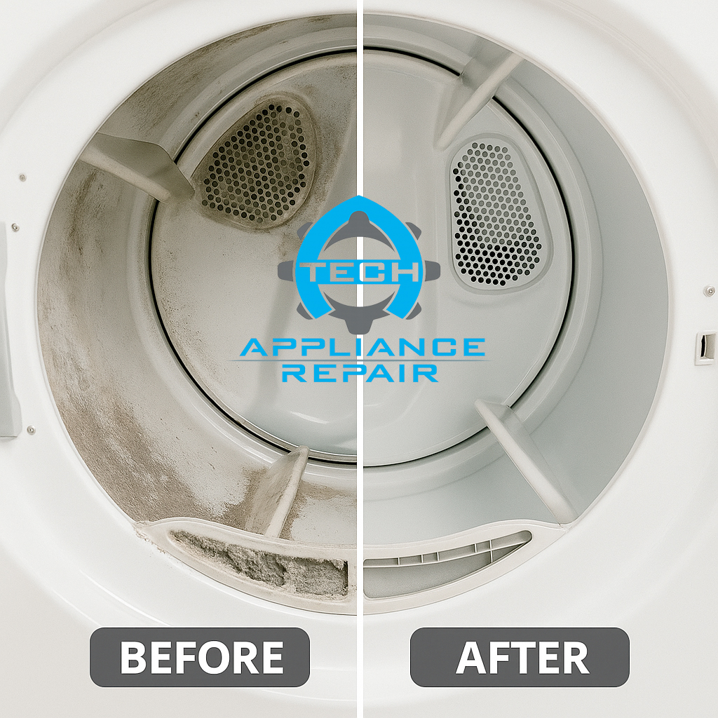 Dryer Repair in Point Loma before after