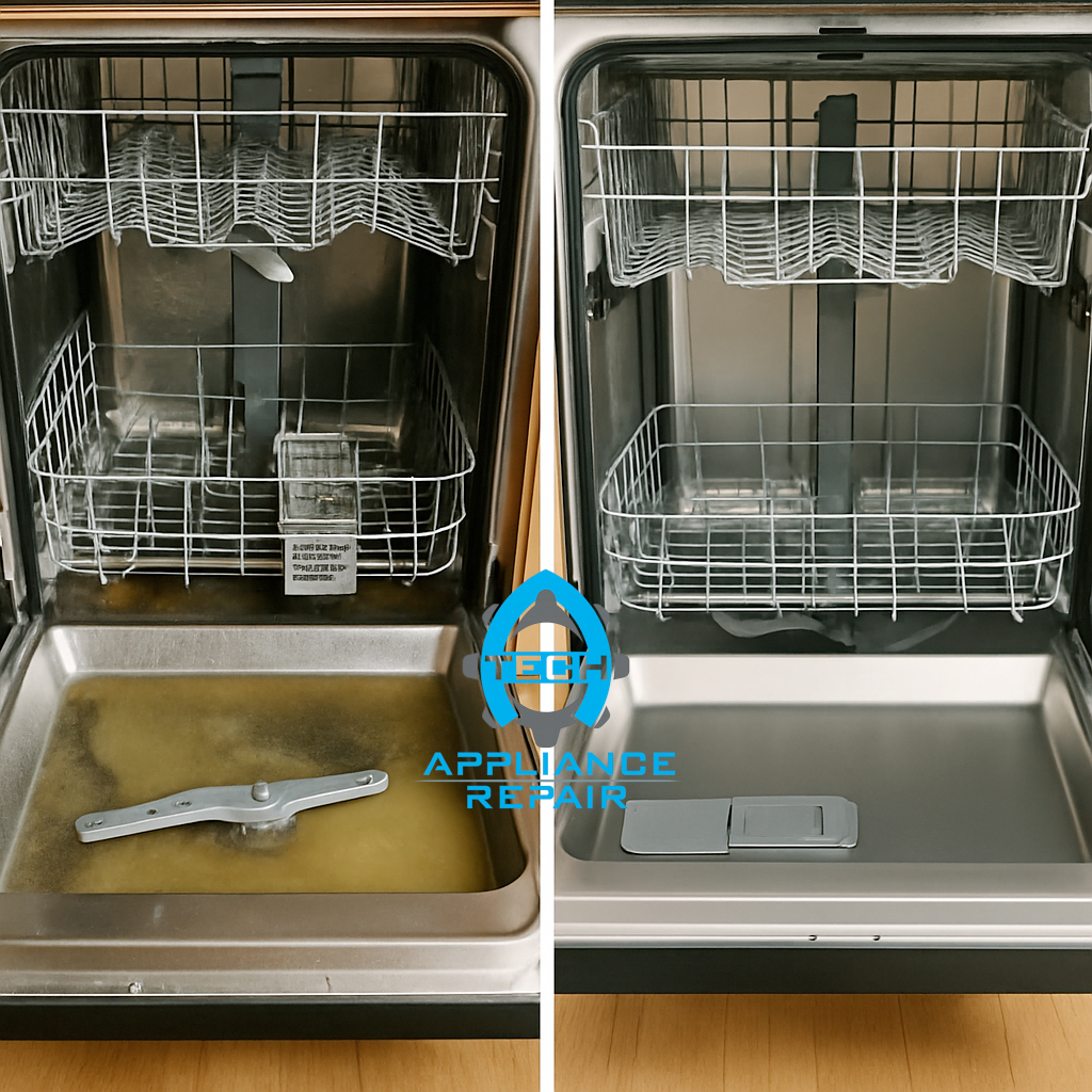 Point Loma_ Dishwasher Repair before after