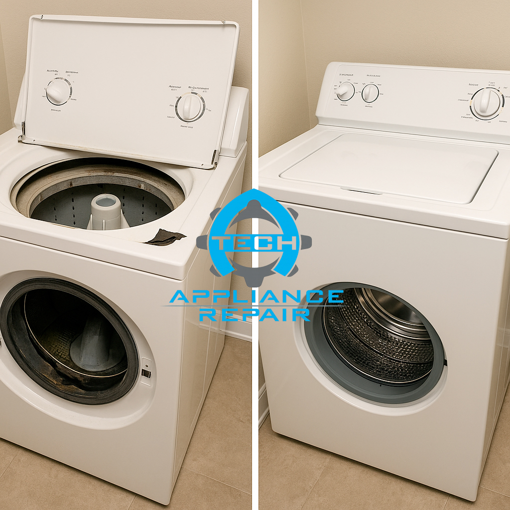 Washer Repair in Point Loma before after